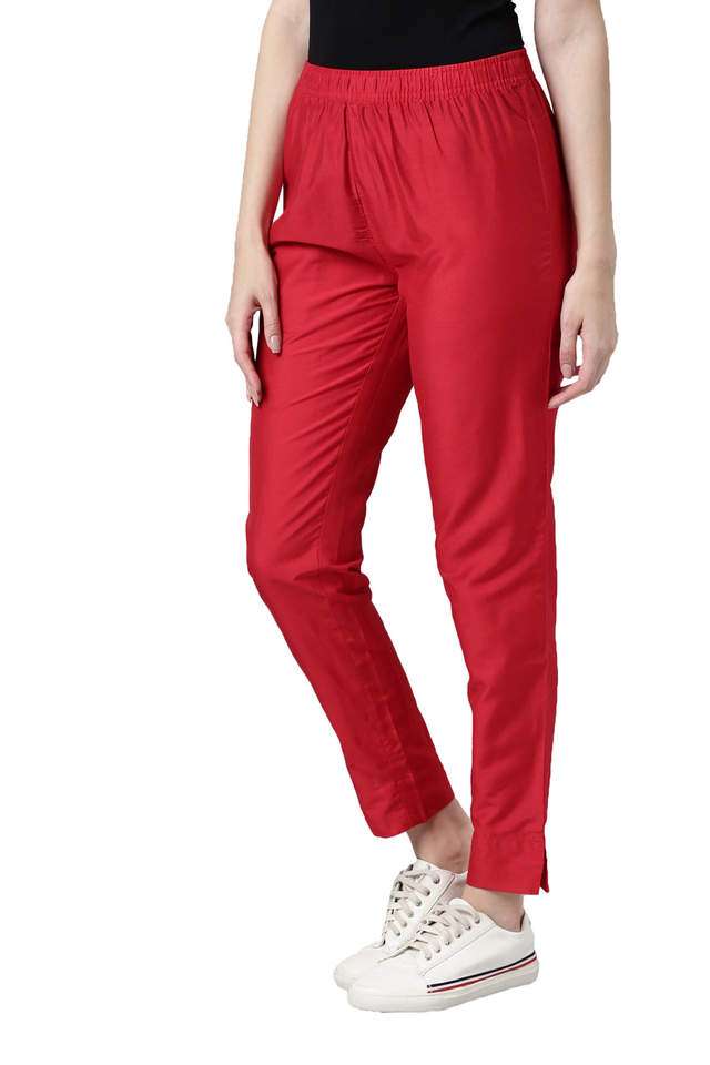 Solid-Modal-Tapered-Fit-Women-s-Pants