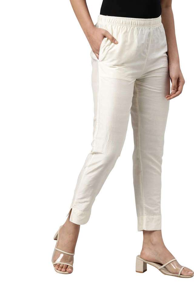 Solid-Modal-Tapered-Fit-Women-s-Pants