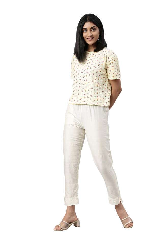 Solid-Modal-Tapered-Fit-Women-s-Pants