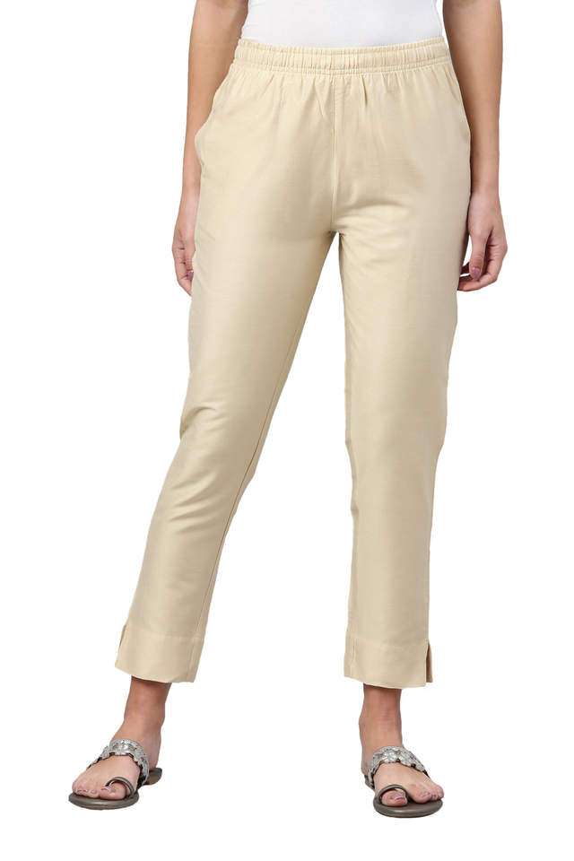 Solid-Modal-Tapered-Fit-Women-s-Pants