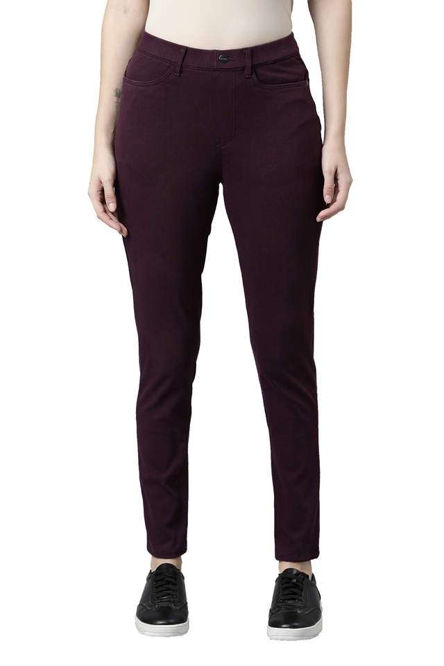 Solid-Cotton-Slim-Fit-Women-s-Jeggings