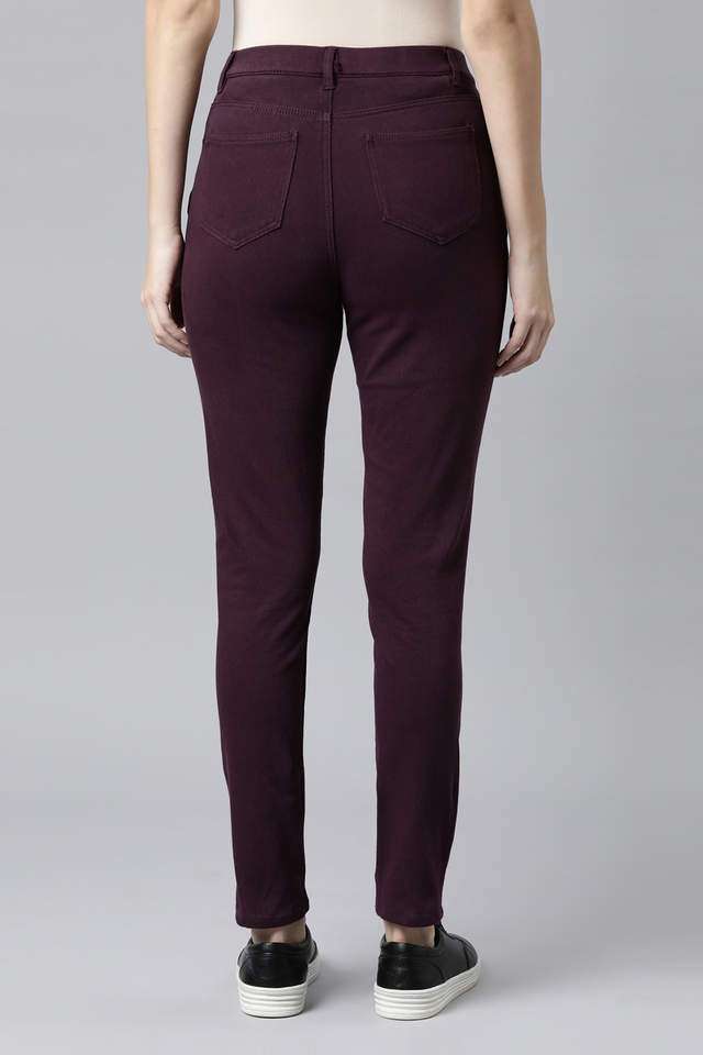 Solid-Cotton-Slim-Fit-Women-s-Jeggings