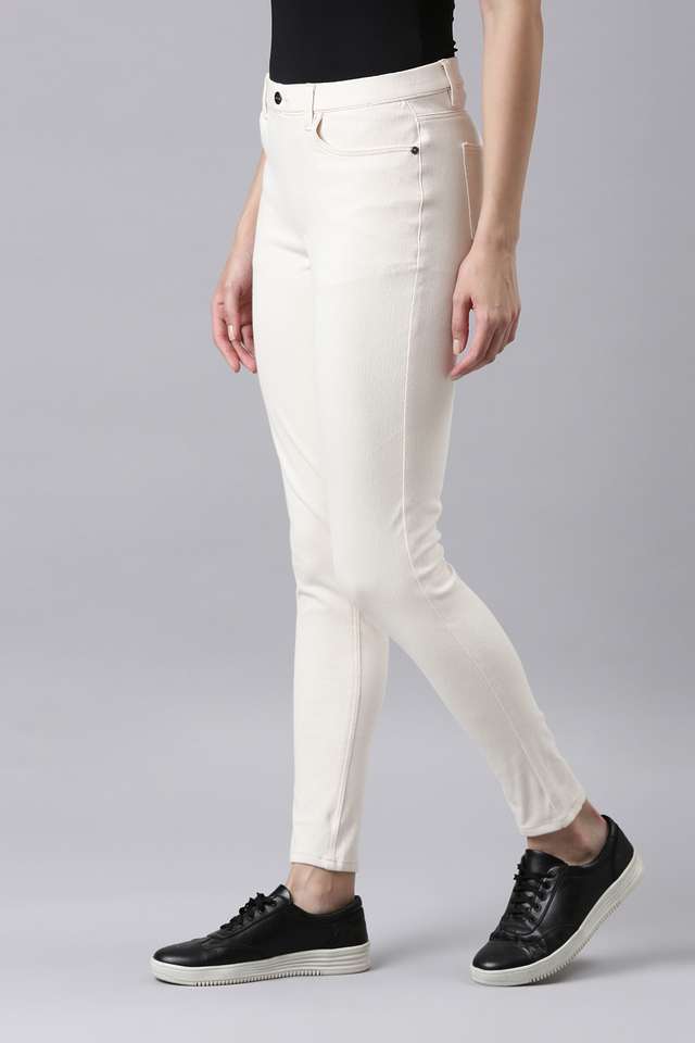 Solid-Ankle-Length-Cotton-Women-s-Churidars