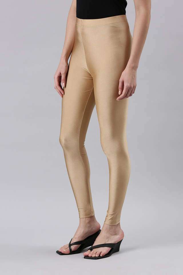 Solid-Nylon-Slim-Fit-Women-s-Leggings
