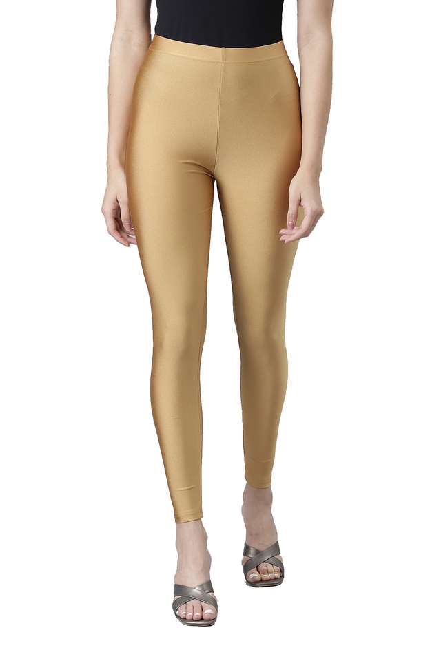 Solid-Ankle-Length-Cotton-Women-s-Leggings