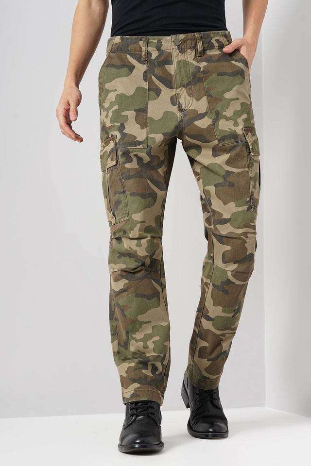 Solid-Cotton-Regular-Fit-Men-s-Casual-Trousers