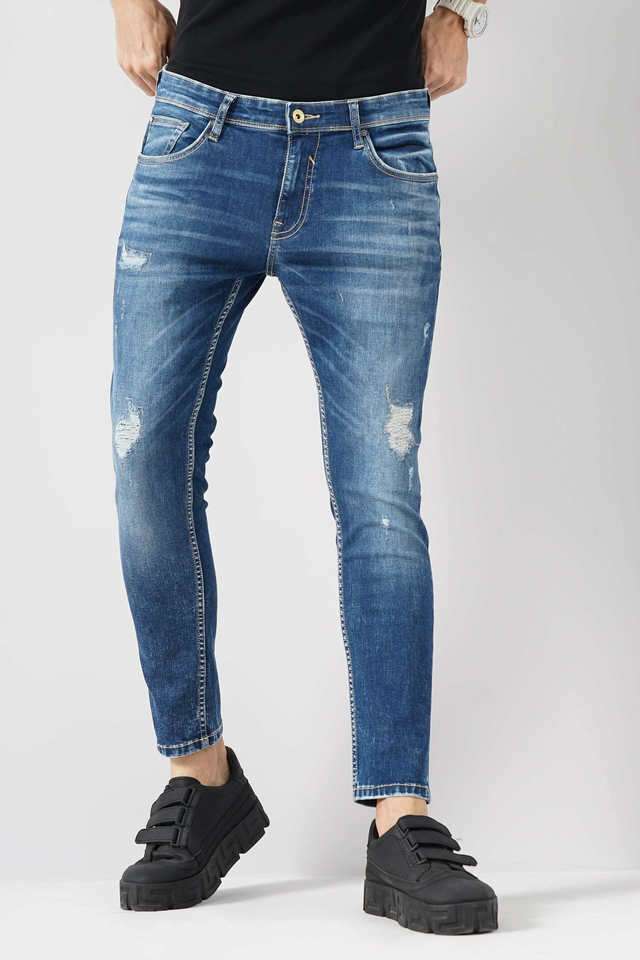 Whiskering-Wash-Cotton-Skinny-Fit-Men-s-Jeans