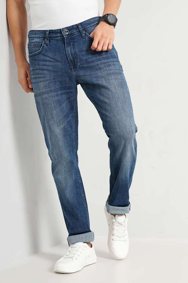 Light-Wash-Cotton-Slim-Fit-Men-s-Jeans