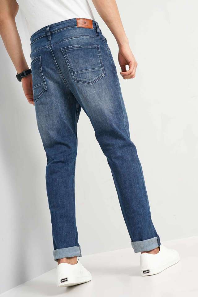 Light-Wash-Cotton-Slim-Fit-Men-s-Jeans