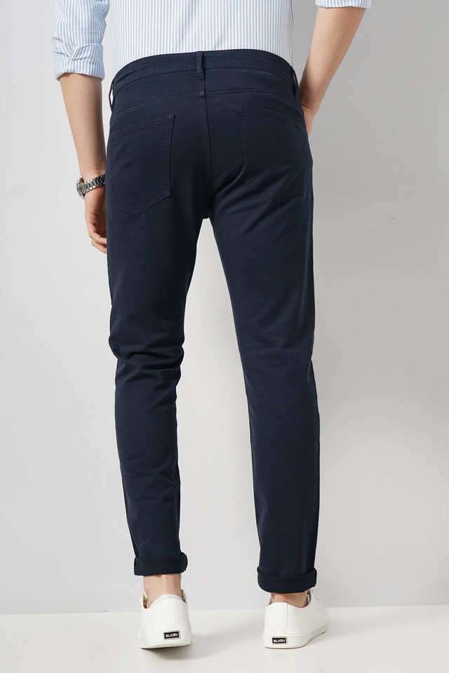 Solid-Cotton-Slim-Fit-Men-s-Casual-Wear-Trousers