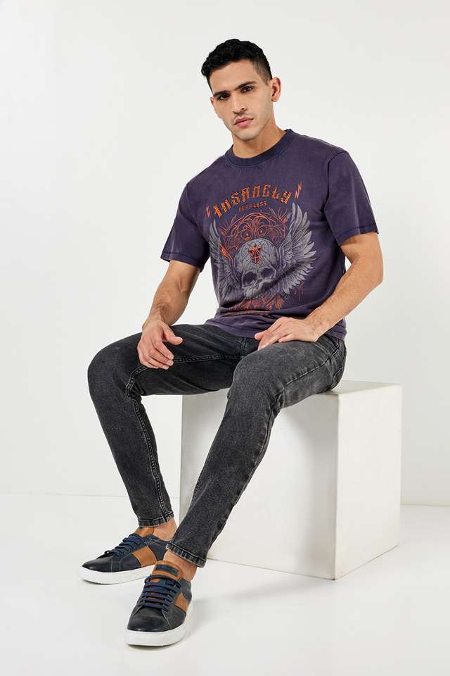 Graphic-Print-Jersey-Round-Neck-Men-s-T-Shirt