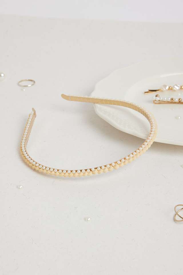 Hairband---Golden-&-Yellow