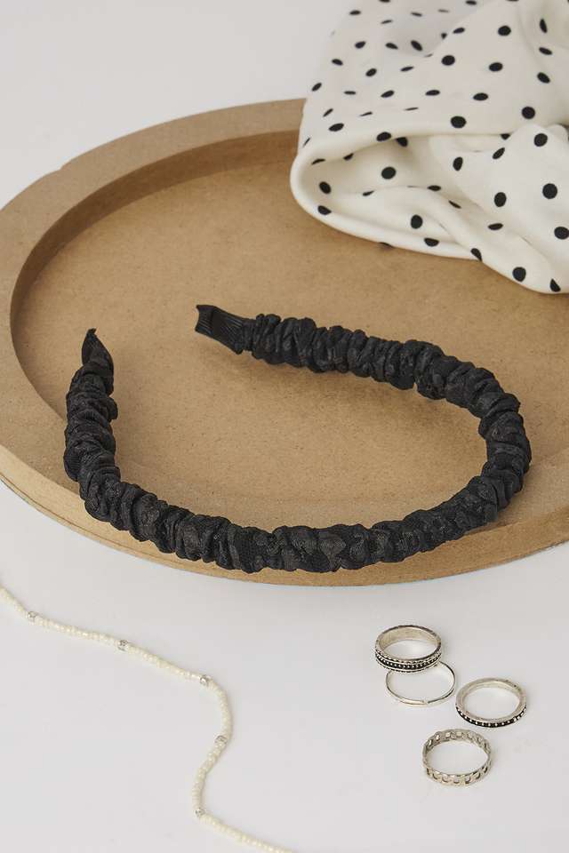 Satin-Hair-Band---Black