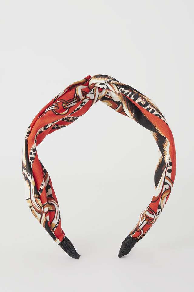 Satin-Hair-Band---Red