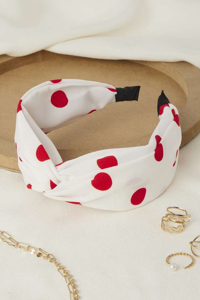 Satin-Hair-Band---White