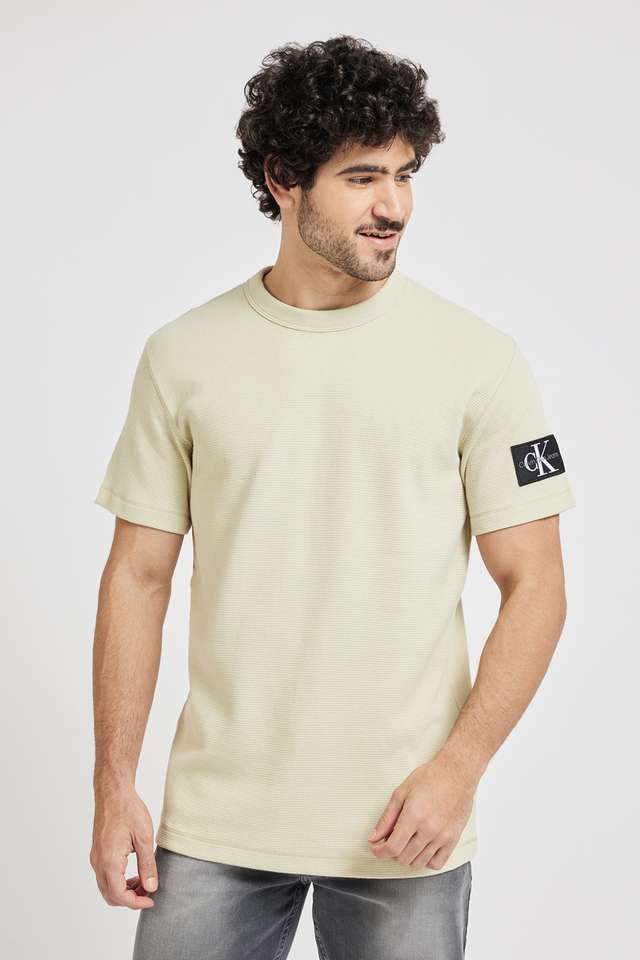 Solid-Cotton-Round-Neck-Men-s-T-Shirt