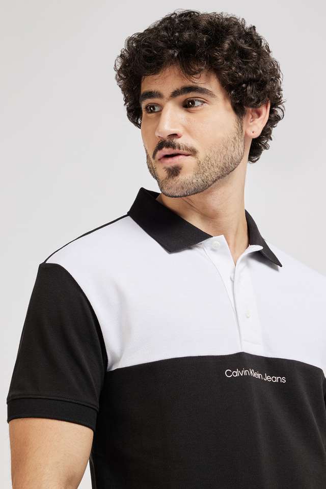 Color-Block-Cotton-Polo-Men-s-T-Shirt