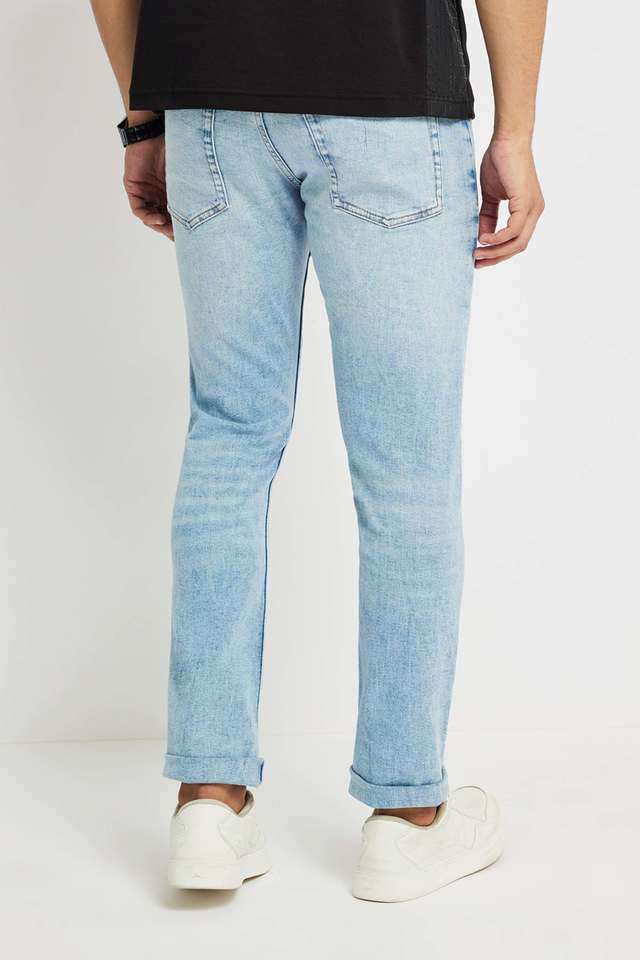 Light-Wash-Cotton-Slim-Fit-Men-s-Jeans