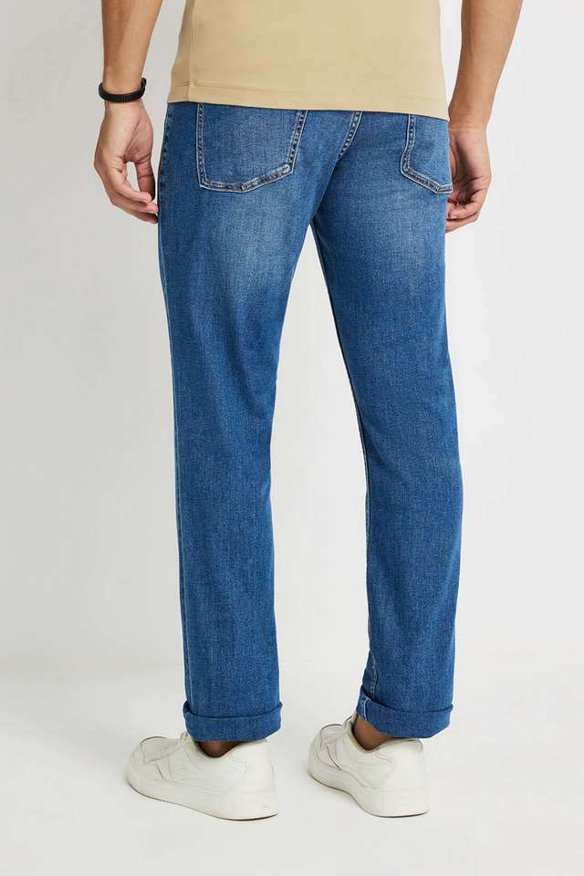 Light-Wash-Cotton-Slim-Fit-Men-s-Jeans