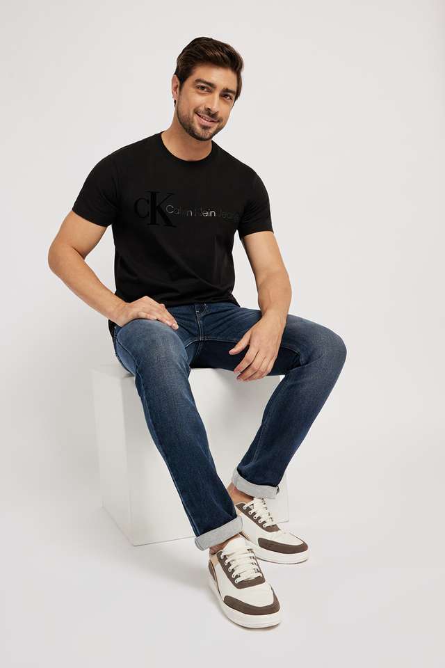 Solid-Cotton-Round-Neck-Men-s-T-Shirt