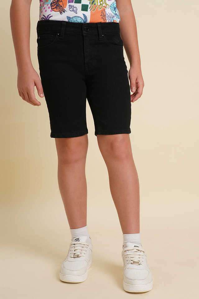 Solid-Cotton-Regular-Fit-Boys-Shorts