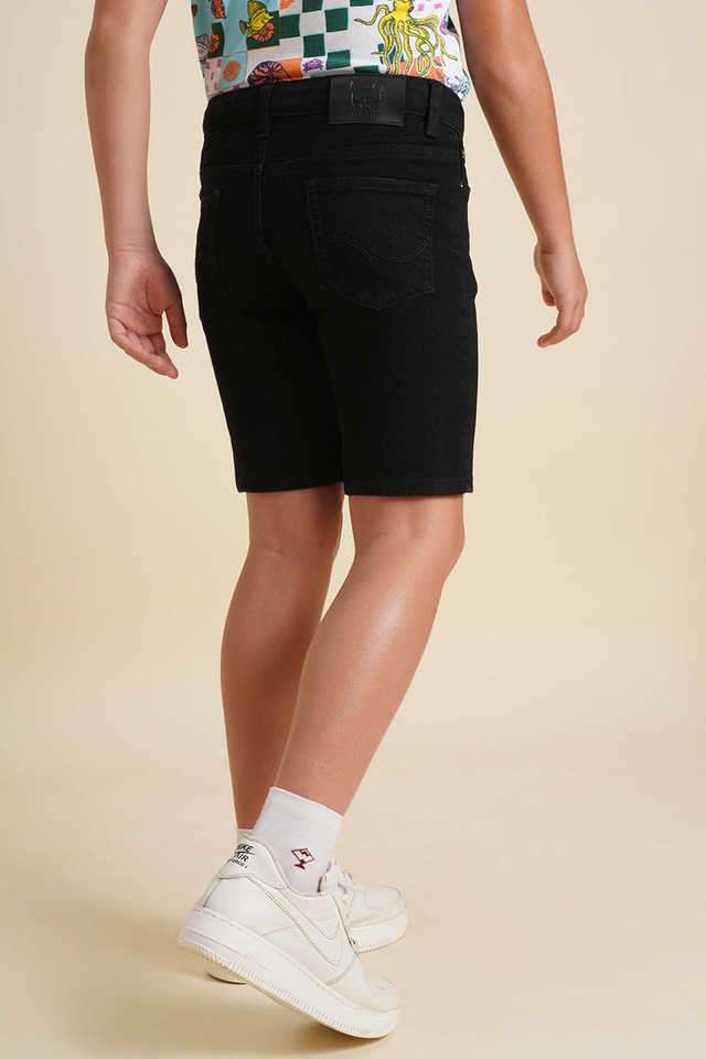 Solid-Cotton-Regular-Fit-Boys-Shorts
