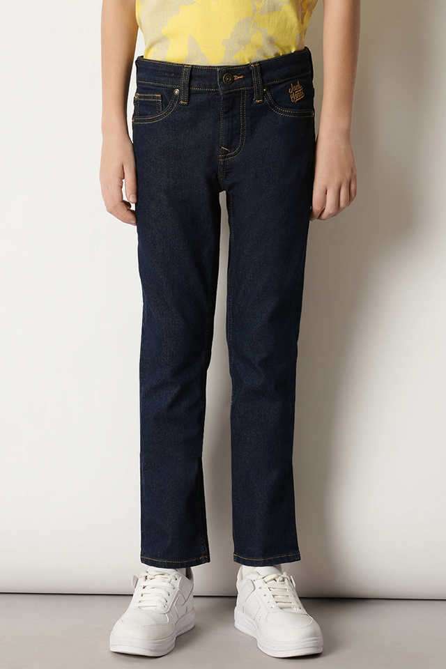 Solid-Cotton-Regular-Fit-Boys-Jeans