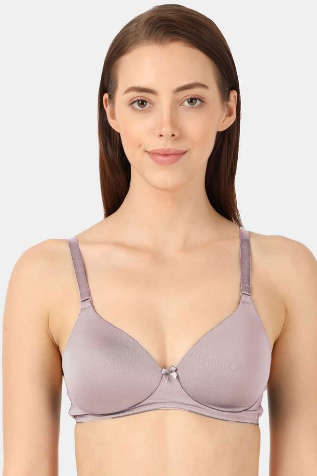 Non-Wired-Removable-Straps-Medium-Padded-Women-s-T-Shirt-Bra