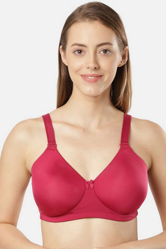Non-Wired-Removable-Straps-Medium-Padded-Women-s-T-Shirt-Bra