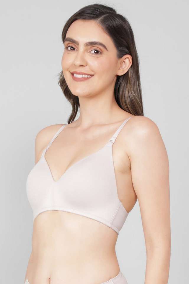 Non-Wired-Removable-Straps-Medium-Padded-Women-s-T-Shirt-Bra