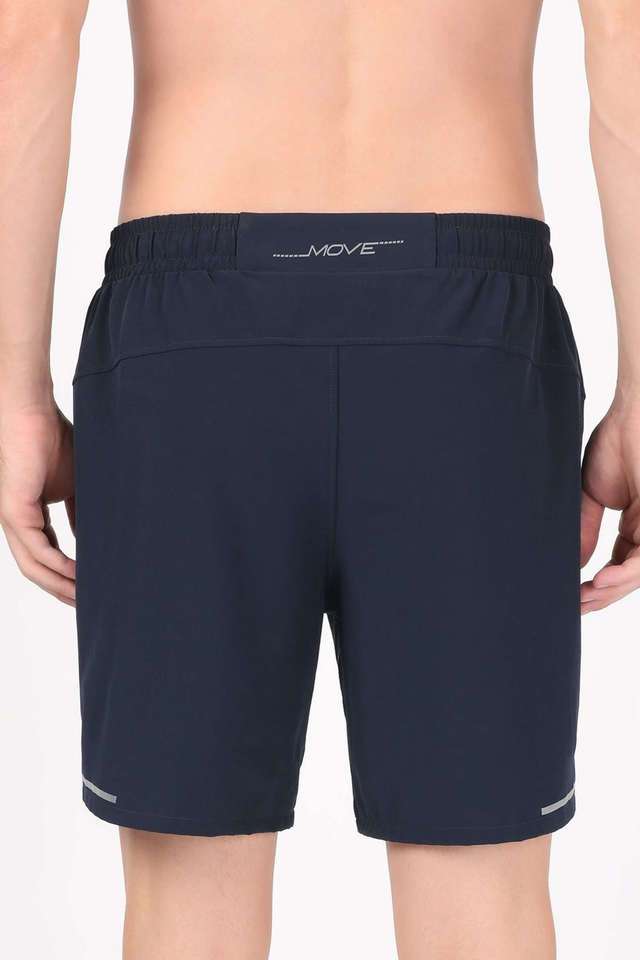 Solid-Polyester-Solid-Men-s-Shorts