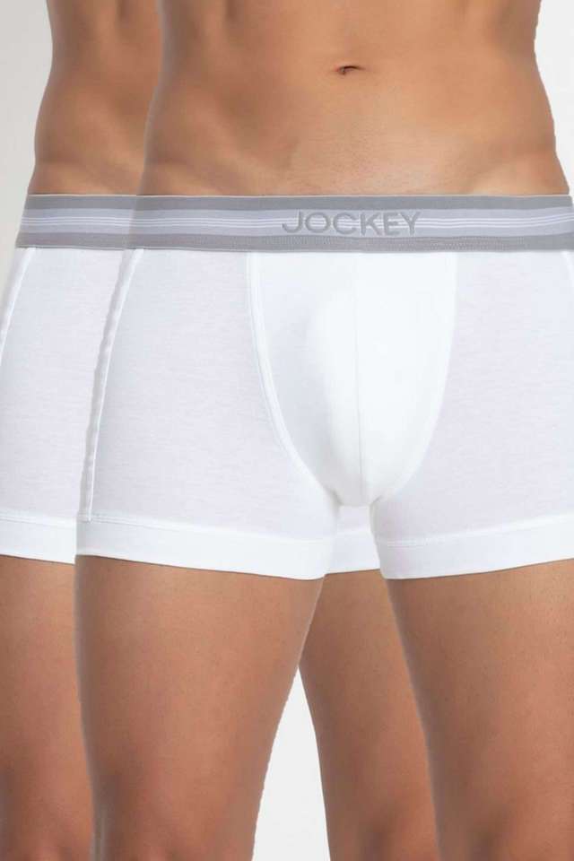 Solid-Cotton-Elasticated-Men-s-Trunks