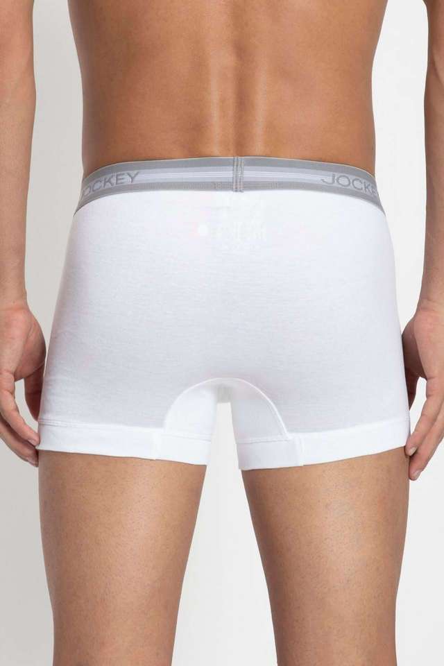 Solid-Cotton-Elasticated-Men-s-Trunks