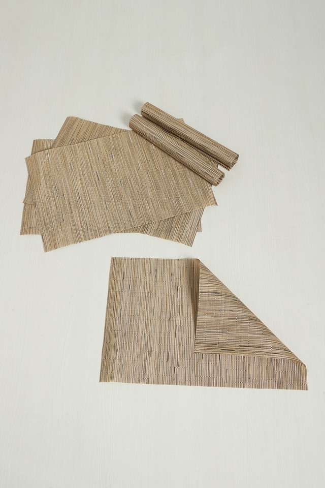 Orion-Taupe-Textured-Tablemat---Set-of-6