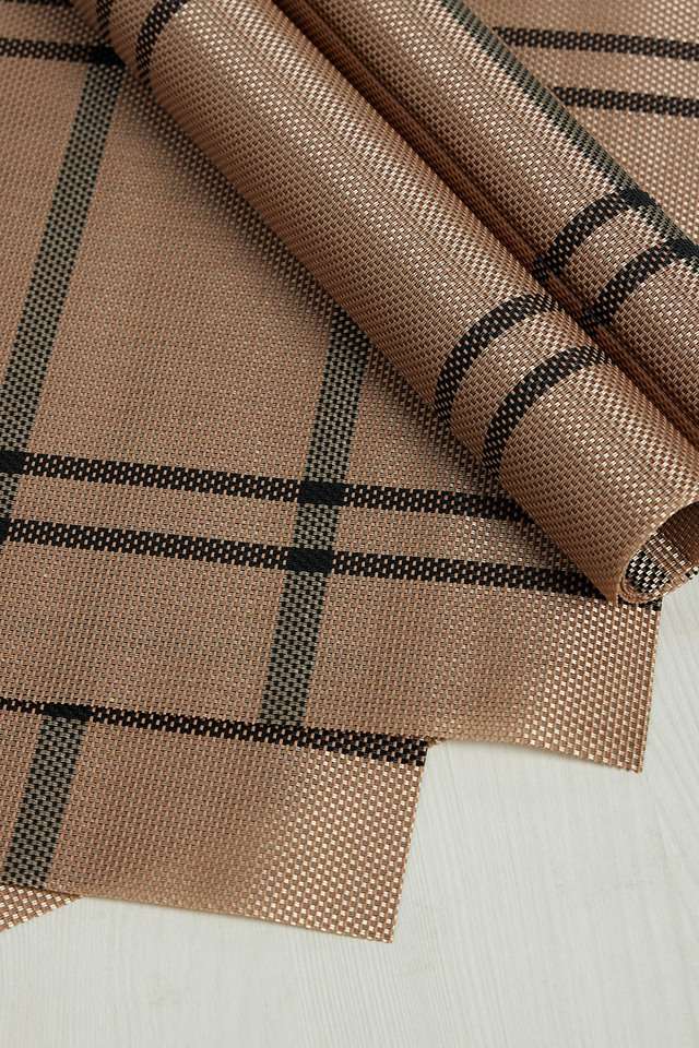 Orion-Taupe-Check-Tablemat---Set-of-6