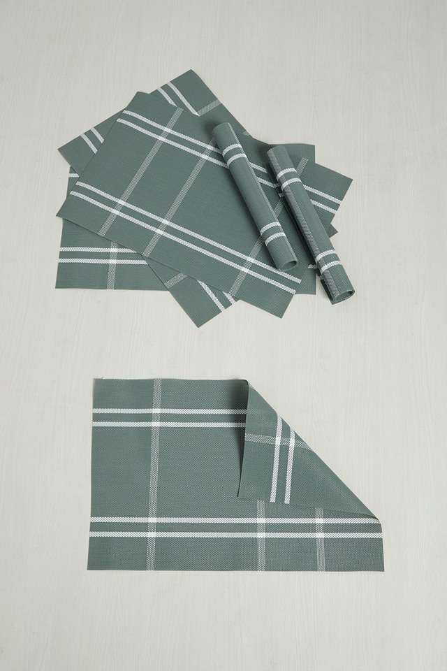 Orion-Grey-Check-Tablemat---Set-of-6
