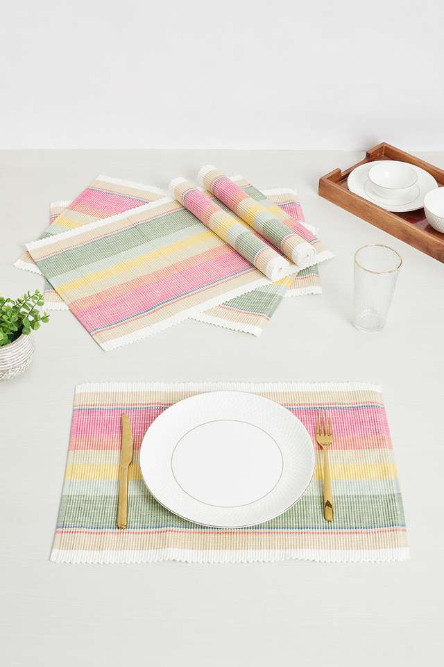 Gardenia-Woven-Stripe-Tablemat
