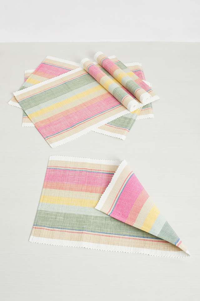 Gardenia-Woven-Stripe-Tablemat