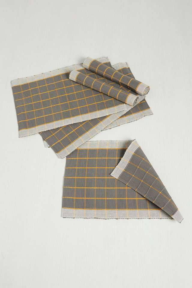 Totem-Lurex-Check-Tablemat-Set-Of-6