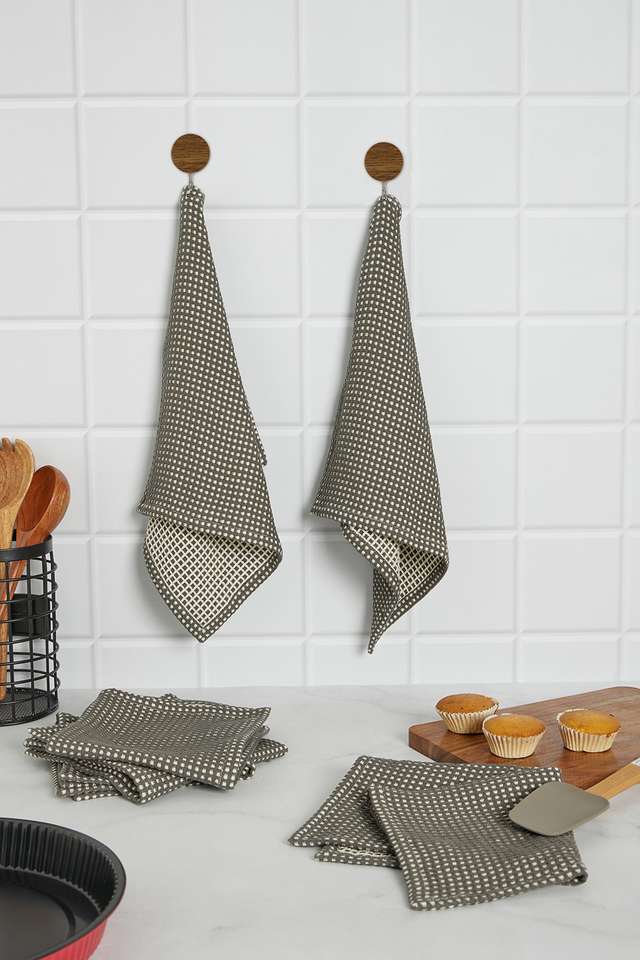 Totem-Waffle-Napkin-Grey-Set-Of-6