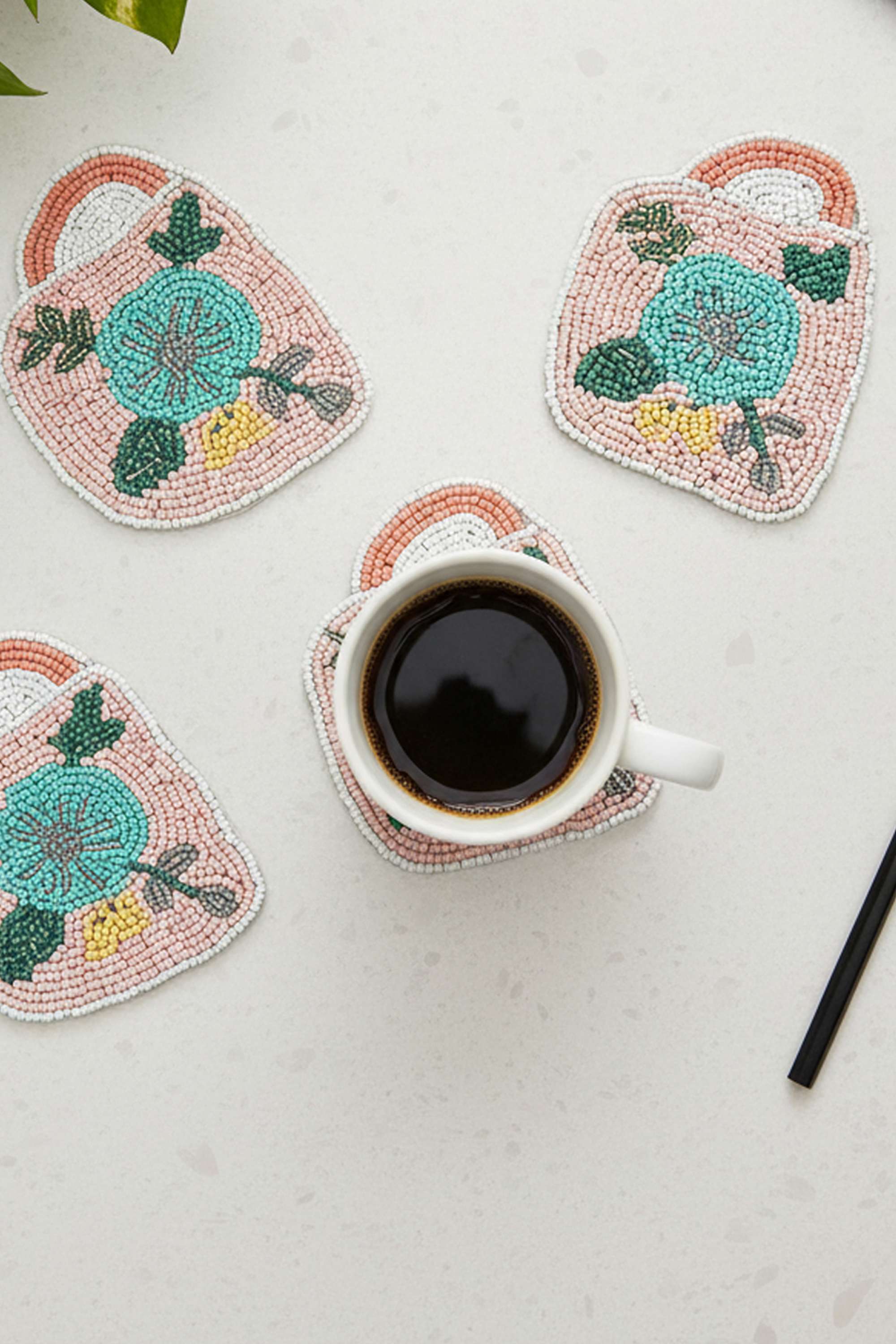 Gardenia-Cup-Coasters-Set-Of-4