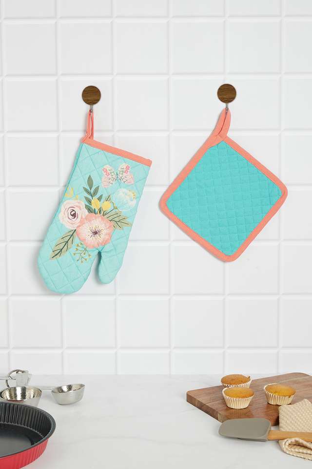 Gardenia-Floral-Gloves-&-Pot-Holder-Set-of-2