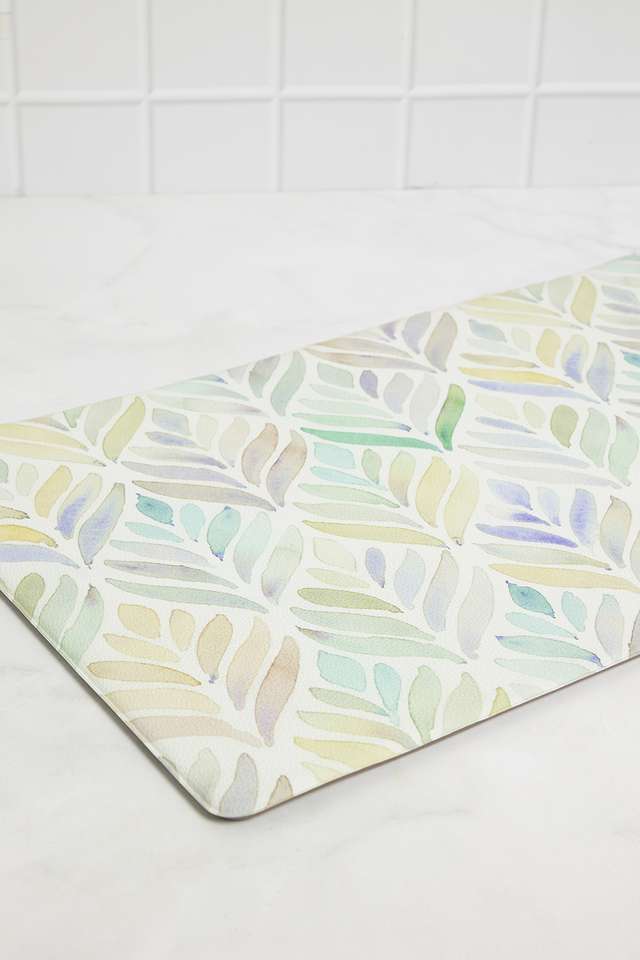 Noah-Anti-Fatigue-Leaf-Grid-Kitchen-Mat