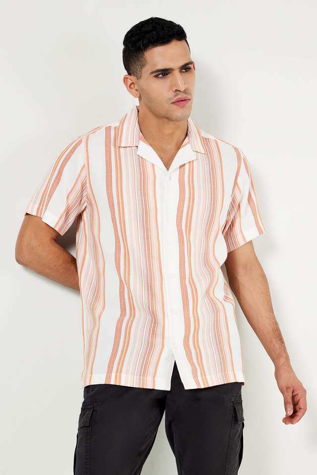 Stripes-Viscose-Relaxed-Fit-Men-s-Casual-Shirt