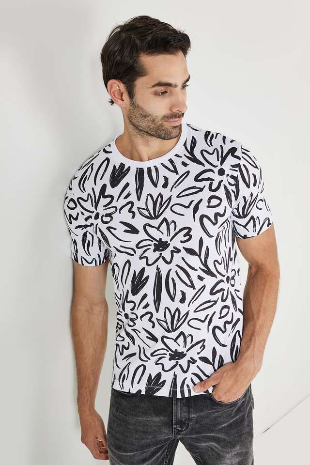 Printed-Jersey-Round-Neck-Men-s-T-Shirt