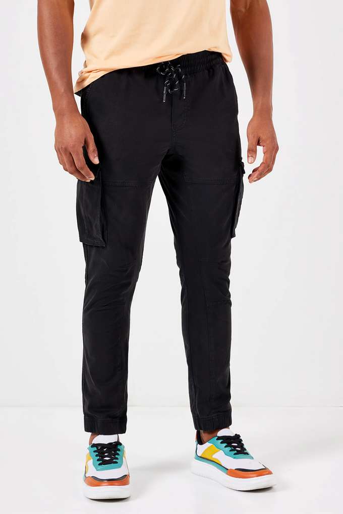 Solid-Twill-Slim-Fit-Men-s-Joggers