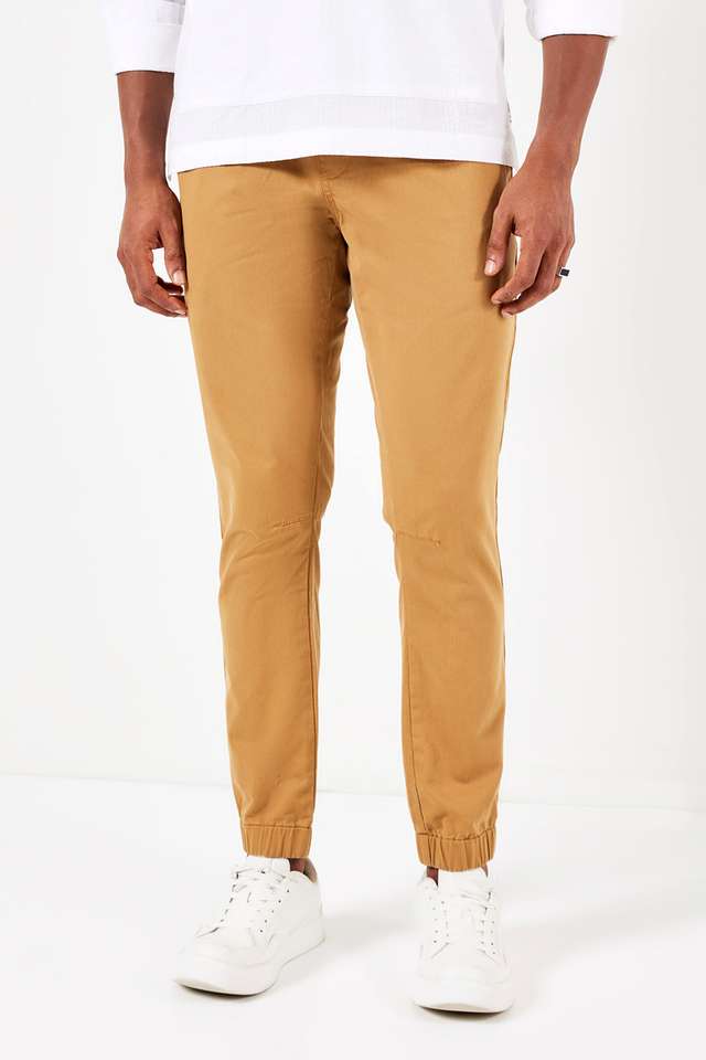 Solid-Twill-Slim-Fit-Men-s-Joggers