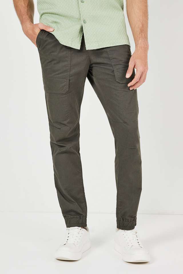 Solid-Twill-Slim-Fit-Men-s-Joggers