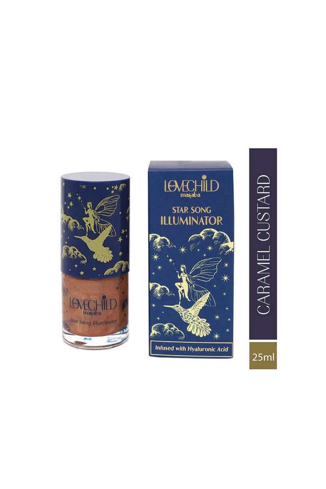 Star-Song-High-Shine-Hydrating-Highlighter-and-Illuminator-with-Hyaluronic-Acid---Caramel-Custard -25-gm