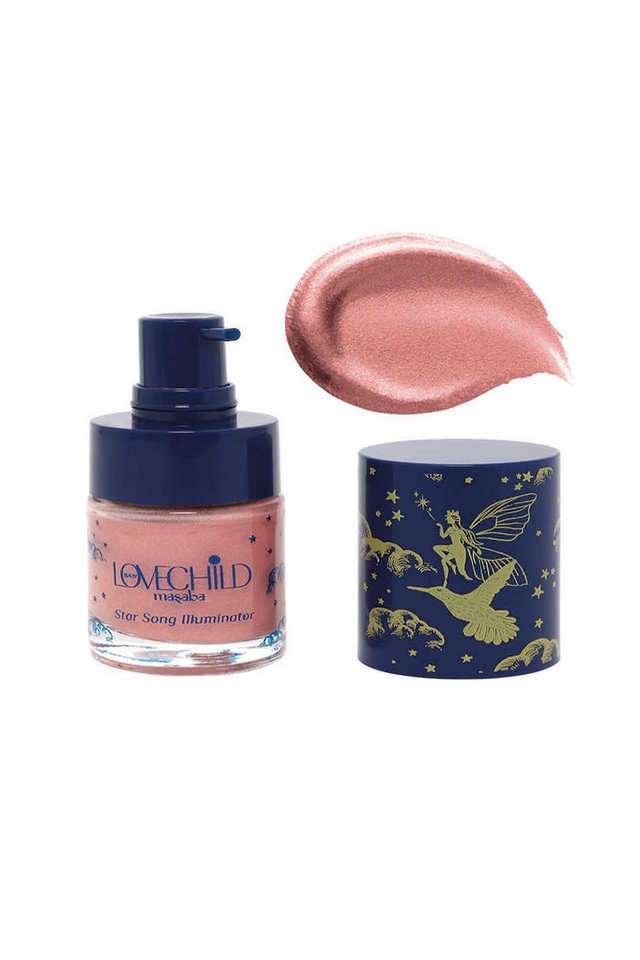 Star-Song-High-Shine-Hydrating-Highlighter-and-Illuminator-with-Hyaluronic-Acid---Sparkling-Peach -25-gm